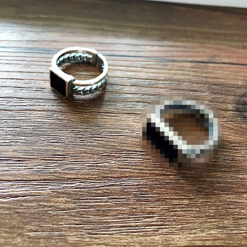 

Stylish S925 Sterling Silver Vintage Open Ring With Twisted Design For Women