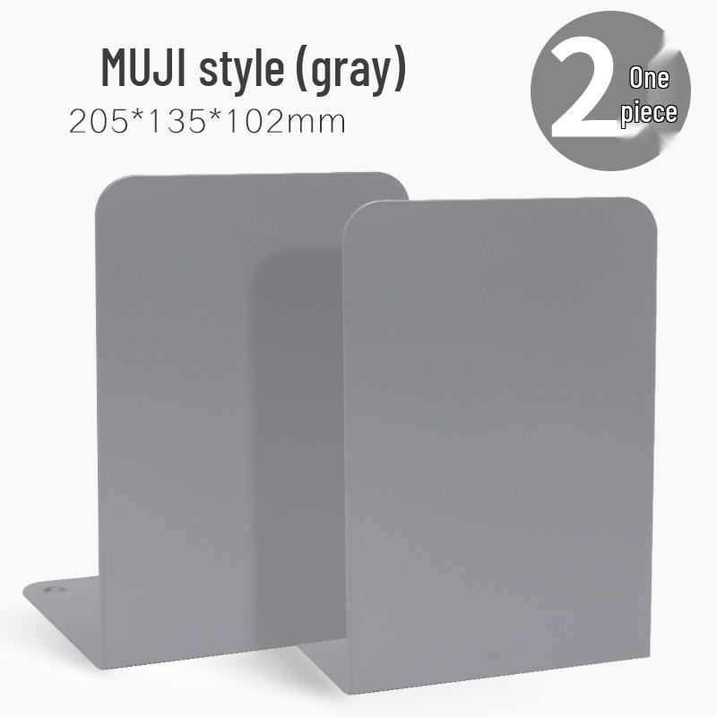 L-Shaped Bookstand Divider Clip & Bookend Desktop Organizer