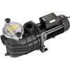 Zwembadpomp, 3000W, 35.000 L/U Maximaal Debiet Eén Snelheid Zwembadpomp, AC 220-240V, 2860 RPM, 19 m Maximale Opvoerhoogte, met 24-Uurs Timer & Filtermand, voor