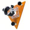 65mm Trimming Machine Balance Plate ABS Engineering Plastic Triangular Plate  Slotting