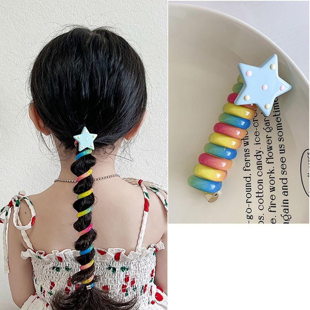 Spirálová gumička do vlasů spirálová gumička gumička do culíku módní gumička do vlasů