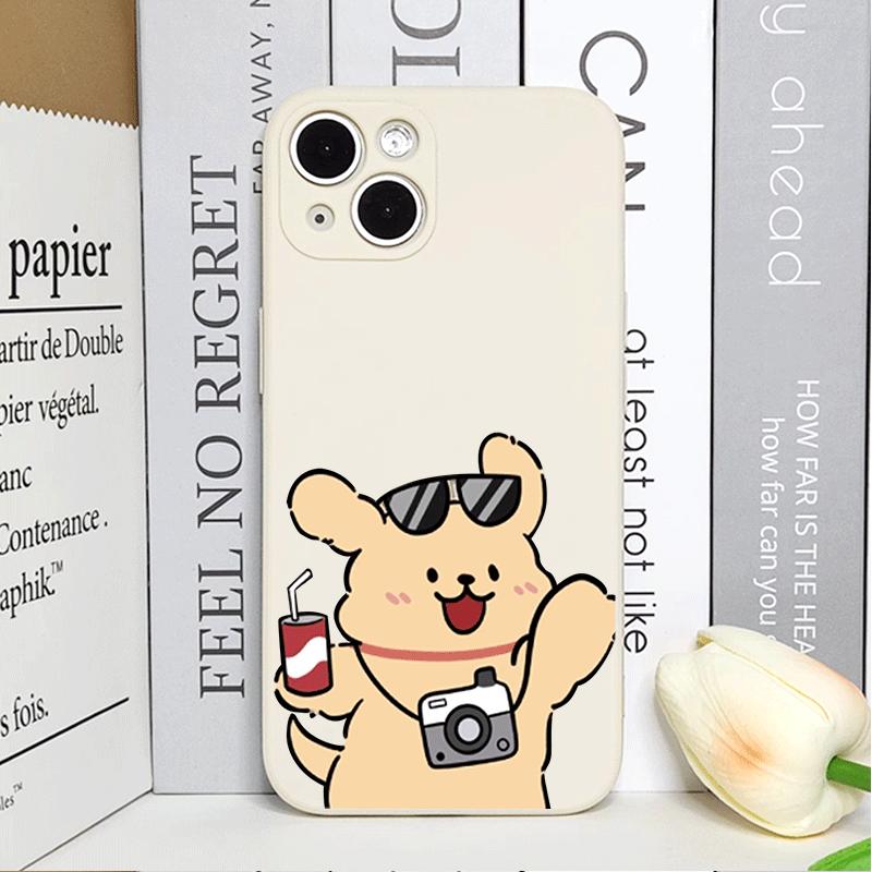 

Funny Cartoon Puppy Couple Phone Case for IPhone 17 16 11 12 13 14 15 Pro Max XR X XS Mini 8 7 Plus Covers Fashion Lovers Fundas iPhone 15 Pro Max