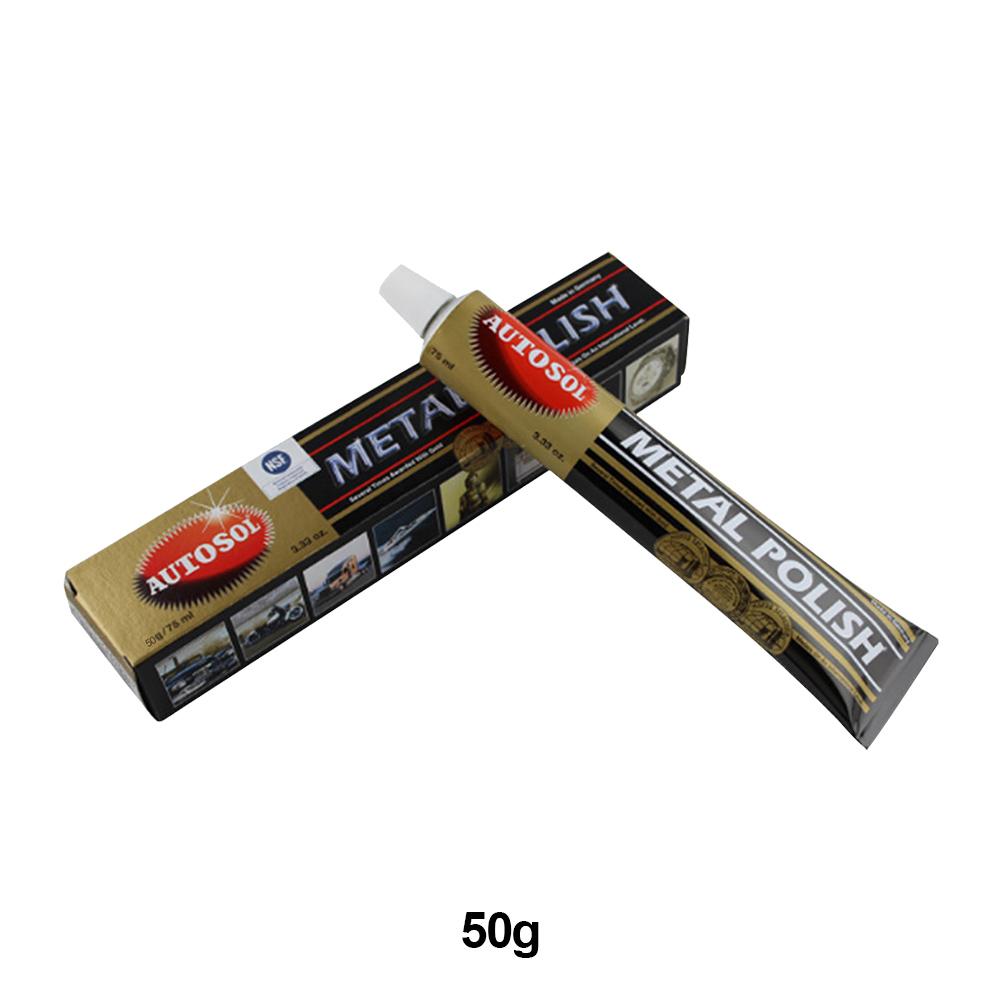 50/100g Rust Remover Multi-function Metal Polish Cleaner Metal Polish Solve Paste for Aluminum Stainless Steel Chrome and More