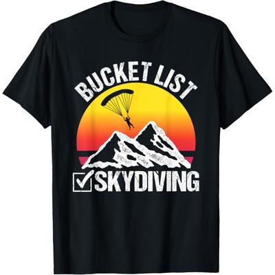 Skydive Parachute - Bucket List Parachute Jumping T-Shirt