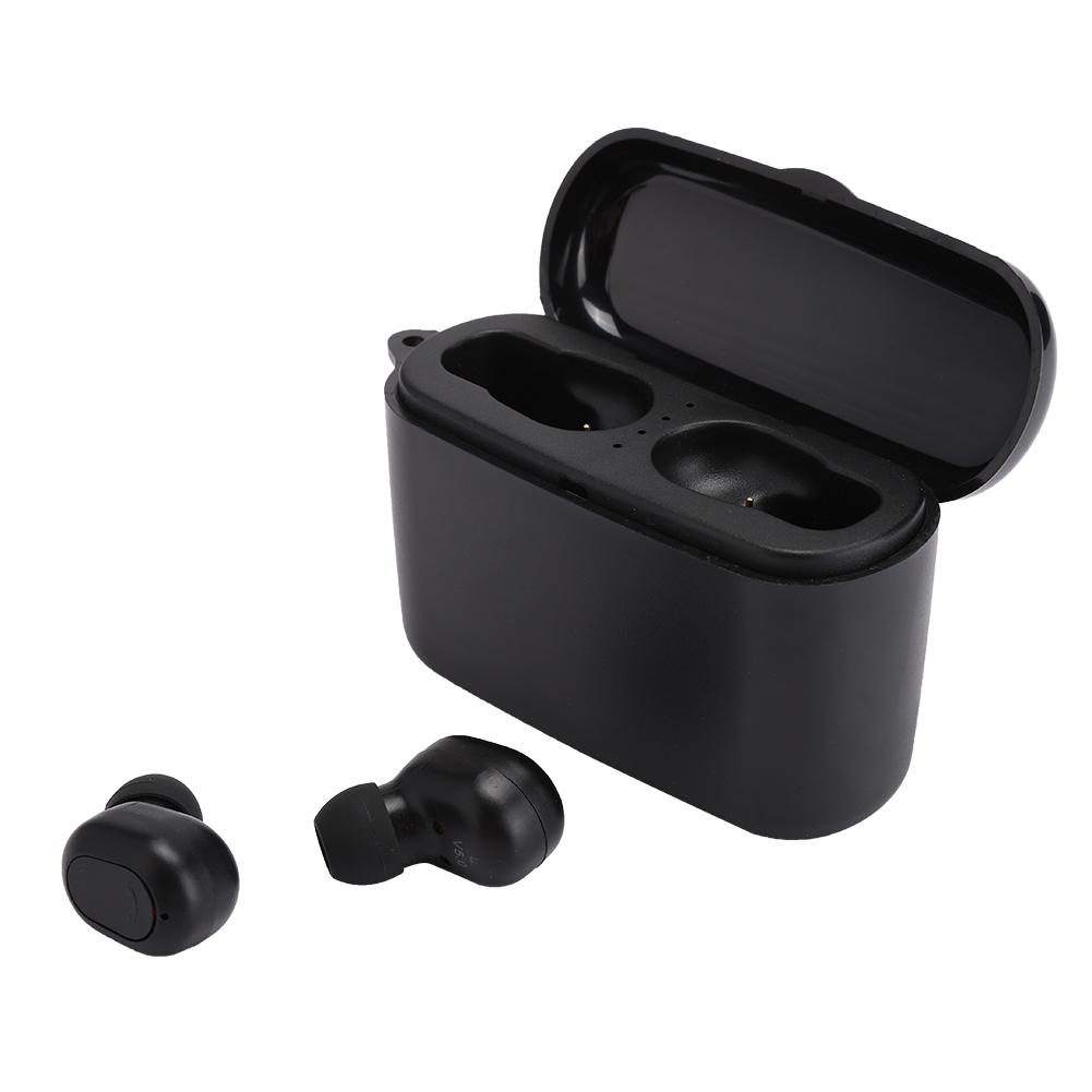 M8 Intelligent Voice Reminder Cordless Bluetooth Sports Headset with 1200 MAh Charging Box