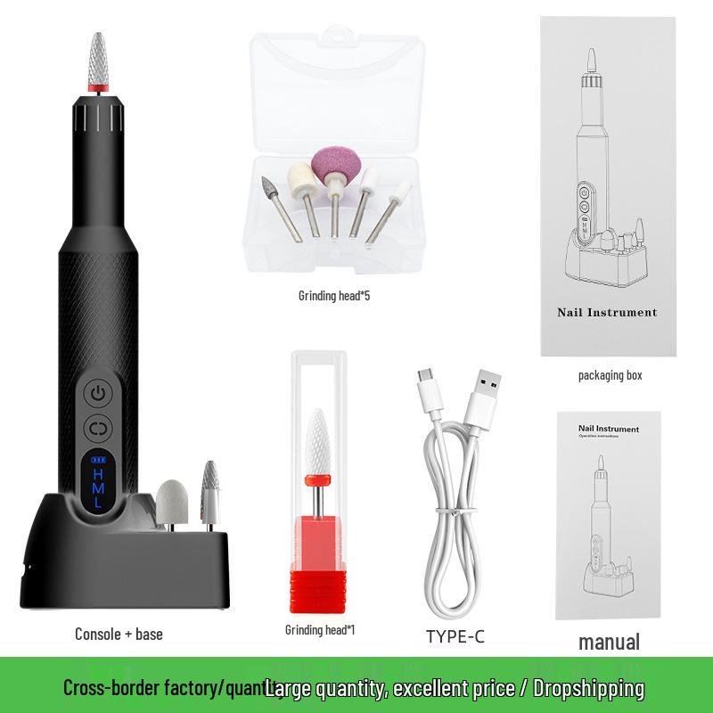 Professional Electric Nail File and Buffer Tool for Manicure and Nail Care