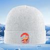 Dinosaur silhouette sunset trees birds vehicle Unisex Women Unisex Knitted Hat Beanie Pullover Cap Winter Thermal Warm Christmas Ou