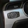 Carbon Fiber Headlight Switch Trim Panel for Cover Ford F150 Mustang 2015-