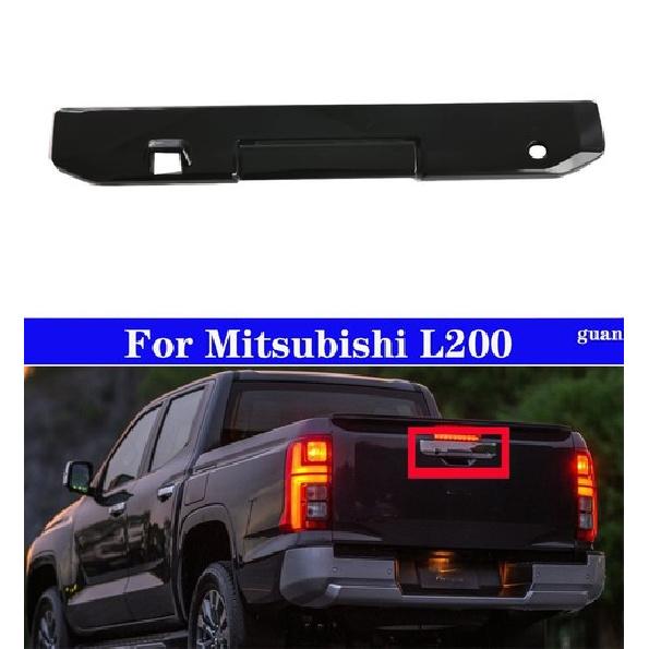 Car tailgate handle decorative strip Black For Mitsubishi L200 2024-2025