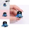 Blue Fashionable Cartoon Character Brooch Vintage Los Angeles Baseball Team Metal Badge For Decorative Use