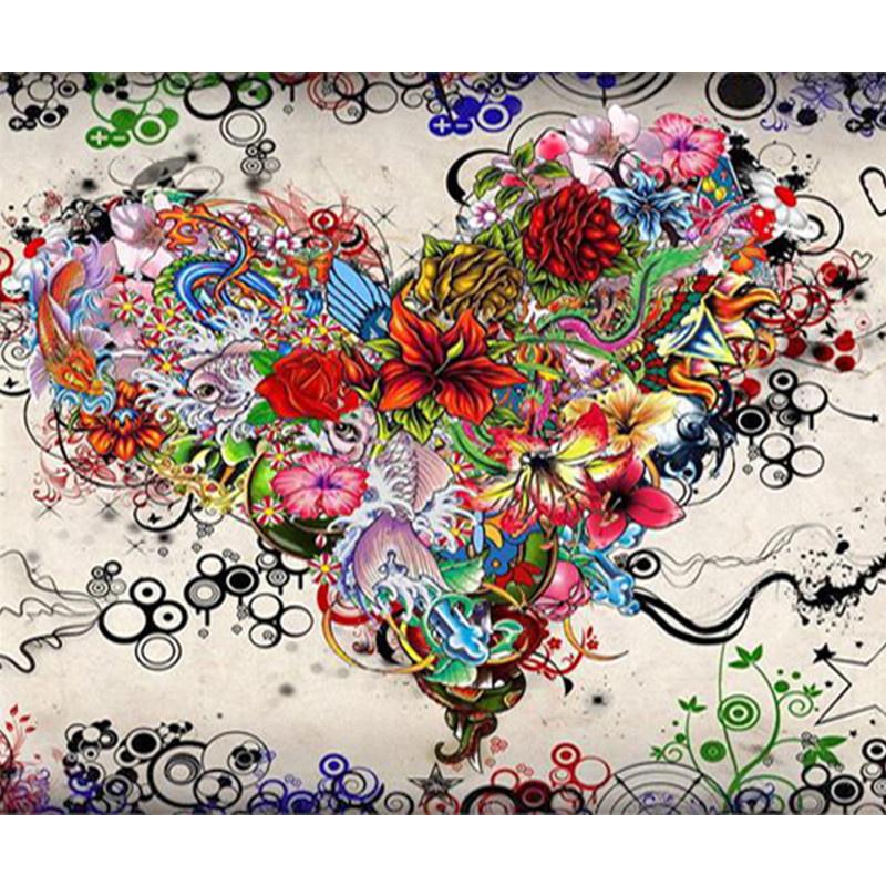 Kit De Peinture Diamant Carré 5D Broderie Diamant Kit Complet Kit