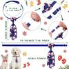 Eccliy 120 Pcs Christmas Dog Bow Tie Collar for Dogs Christmas Dog Bows Dog Neckties Adjustable Santa Claus Snowman Pattern Dog Hair Accessories for