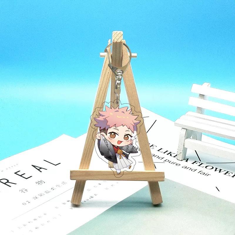 Anime Jujutsu Kaisen Keychain Gojo Satoru Fushiguro Megumi Kawaii Keychains Pendant Anime Peripheral Gift