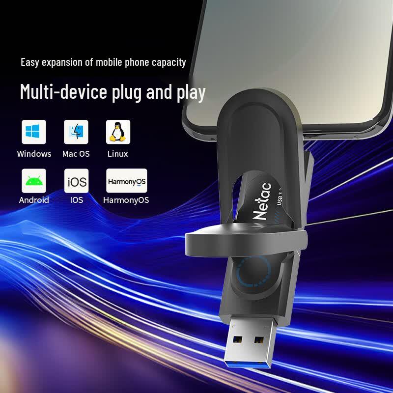 Netac US9 Dual-Interface USB 3.2 SSD U Disk