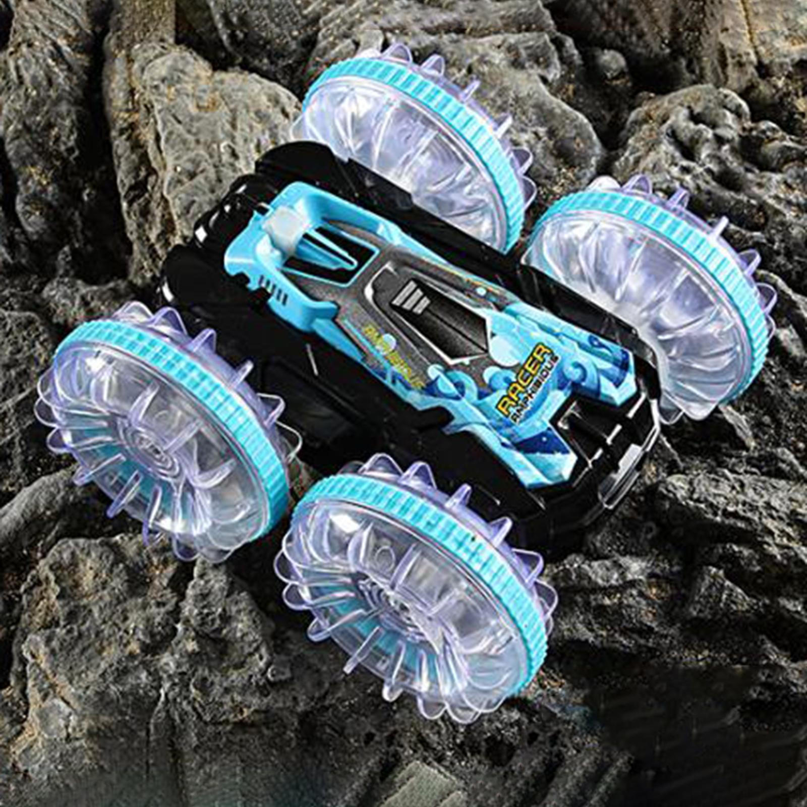 

Радиоуправляемый автомобиль-амфибия, водный наземный игровой автомобиль, игрушка для детей, подростков синий