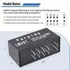 LED Flasher Relay Turn Signal Compatible with Hazard Warning and Turn Signal Fla