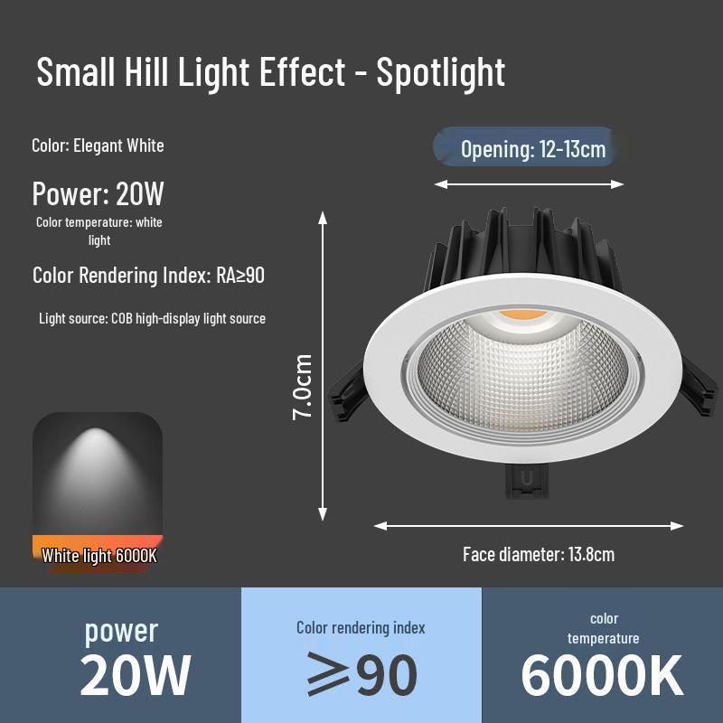 Recessed Super Bright Ceiling Downlight for Home and Commercial Spaces