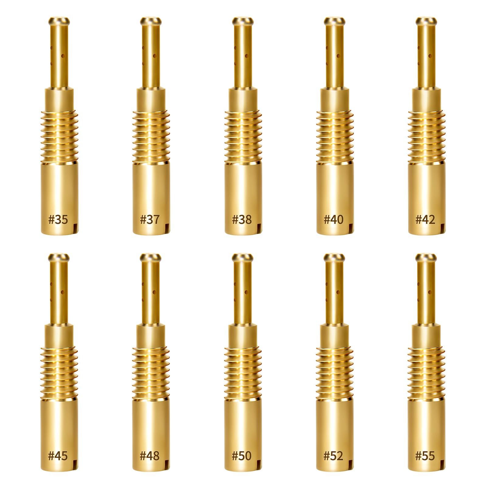 

Pronese Pilot Jet 10 Size Set (28 x 5) Carburetor Setting for TMR vm Set of 10 Pilot Jet