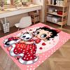 Betty Boop Print Rug, Washable Floor Carpet, For Entryway Dorm Laundry Room Office Study, Home Decor Birthday Christmas Gift