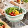 Double Layer Multifunctional and Vegetable Washing Basket, Thickened Basket and Colander for Kitchen, Living Room and Home Use