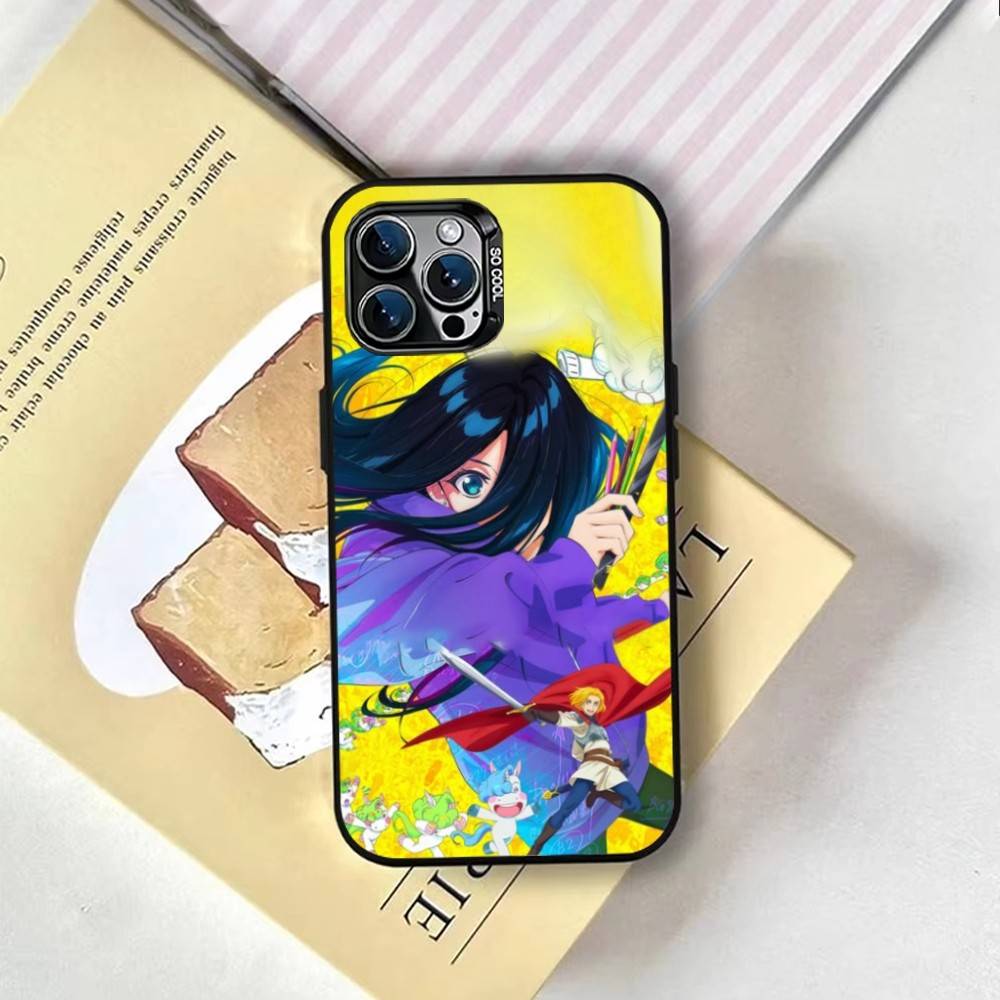 Anime Z-Zenshu Phone Case For iPhone 17,16,15,14,13,12,11 Plus,Pro Max,XS,Colored Silver Plated Inside Cover