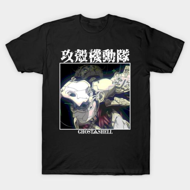 Asian Size Cotton Unisex Tshirt Print T-shirt Ghost In The Shell 1995 T-shirt No-Cut Print Regular Fit