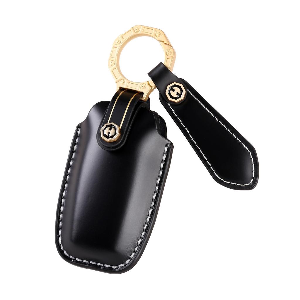 Genuine Leather Car Key Cover for Great Wall Haval H6, Big Dog, Chitu, Xiaolong - High-End Protection Shell.