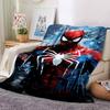 Spiderman Heroic Costume Flannel Blanket Super Soft Warm Cozy Blanket For Sofa Bed Office Travel Allseason Home Decor Gift