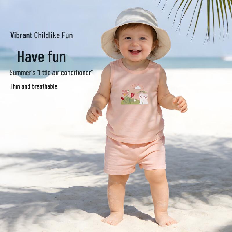 3-Pack Baby Bamboo Cotton Summer Sleeveless Vests