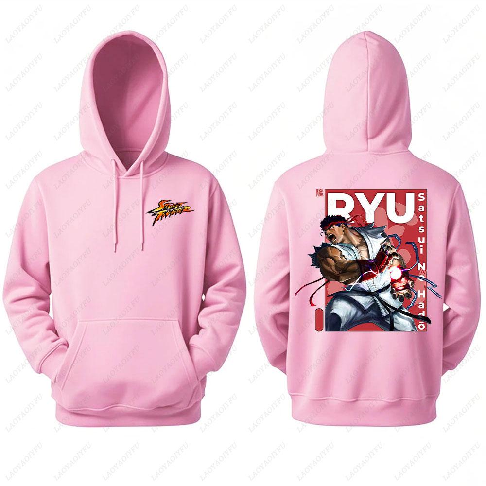 2025 Ryu Street Fighter Essential Hoodie Men's Sweatshirt Crazy Long Sleeve Autumn Loose Hipster Ropa Hombre Clothes Man Hoodie