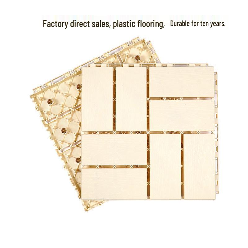 Outdoor Plastic Wood Decking for Garden, Terrace, or Rooftop Transformation