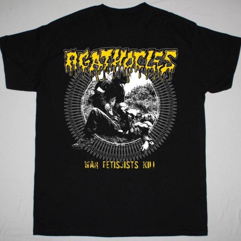 Retro AGATHOCLES Band WAR FETISJISTS KILL Black All Size T Shirt BT285 Unisex T-Shirt S