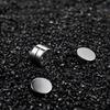 2 Pair Fashion Korean Men Clip Earrings Titanium Steel Magnet Man Magnetic Round Earring Jewelry Accessories Gifts