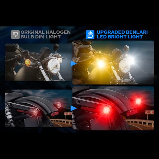 Поворотник для мотоцикла повышает безопасность водителя благодаря долговечным — фото 3