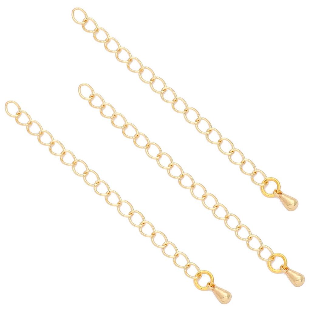 14k Gold-Filled Karabinerverschluss Verlängerungskette für DIY Schmuck