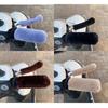 A Set Warm Insulation Electric Car Handle Sleeve Three-Wheeled Plush Hand Cold Weather