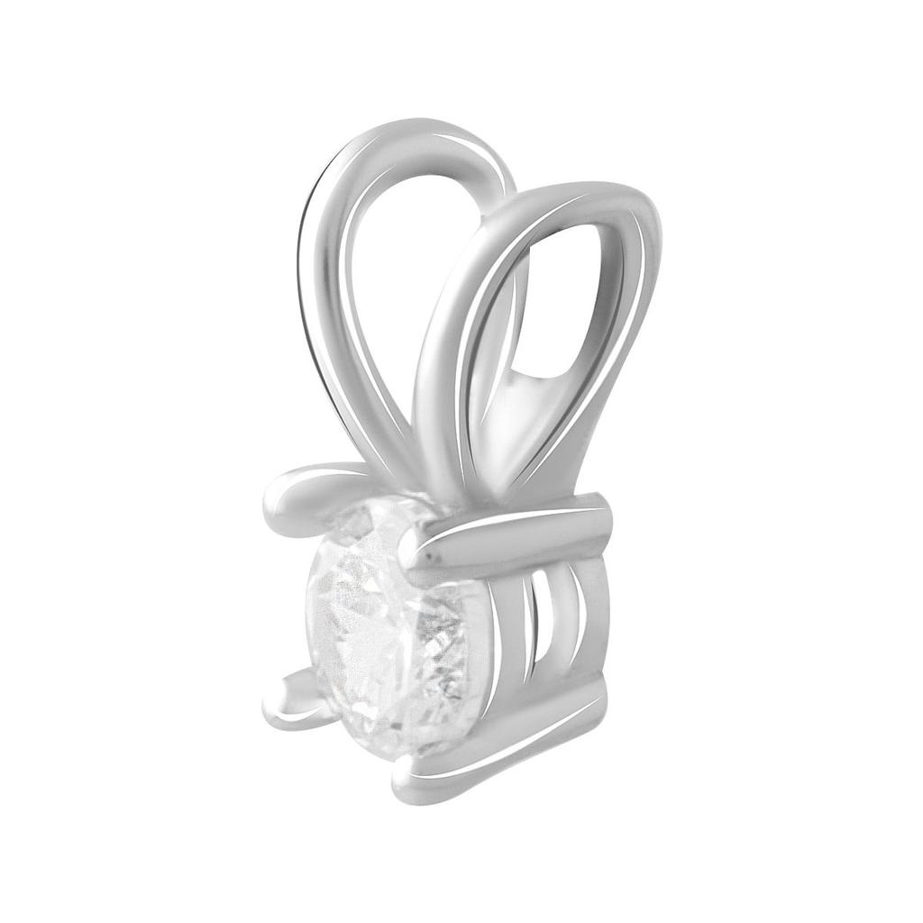 Серебряная подвеска с фианитами (2080527)