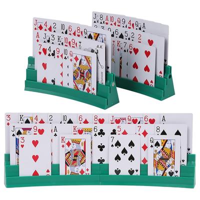 Playing Card Holder Plastic Card Holders Large Capacity Playing Card Holders for Organizing Cards On Game Bridge Card Holders