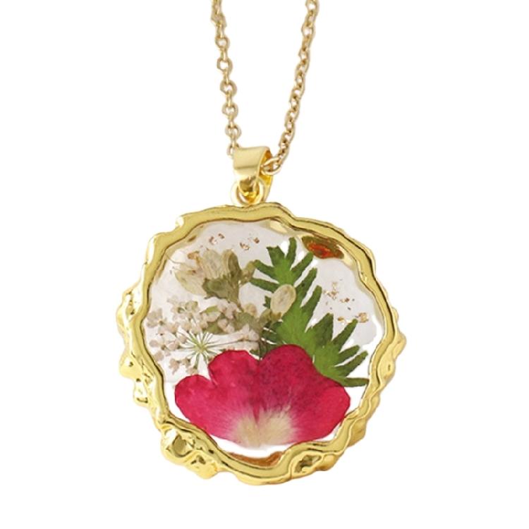 Fashion Statement Floral Necklace Birth Month Flower Neckchain Stylish Accessory for Birthdays Anniversaries