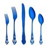 5 pièces/ensemble ensemble de vaisselle arc-en-ciel vaisselle en acier inoxydable couteau Royal fourchette à Dessert cuillère couverts ensemble de couverts ensemble d'argenterie occidentale pour 1