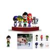 Vibrant Teen Titans Go Figure Set Featuring Robin Raven Beast Boy Starfire Collectibles
