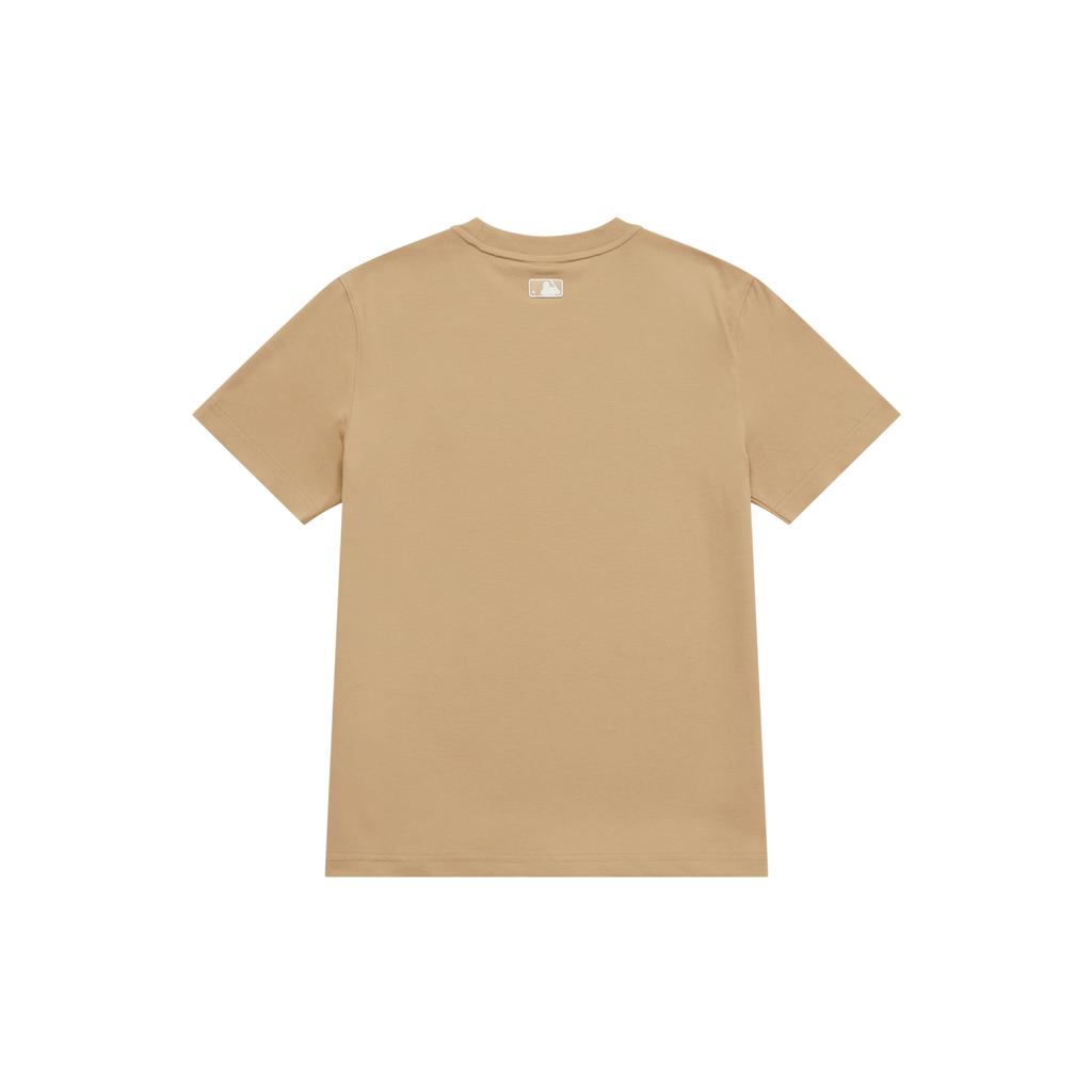 New MLB Boston Red Sox Basic Collection SS25 T Shirt Unisex Beige Yellow 3ATSB0153-43BGS