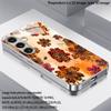 Lion Print Floral Pattern 2D Phone Case for Samsung S26 S25 S24 S23 S22 S21 S20 A56 A36 A16 Electroplated Glass Protective Cover