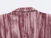 Women's Velvet Suit: 2025 European & American Style Jacket with Wide-Leg Pants