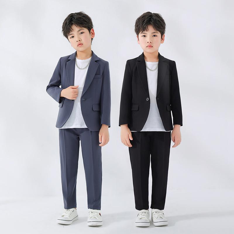 Boy's Spring/Summer Casual Blazer Set - Toddler Hosting & Photography Outfit, Flower Boy Wedding Suit