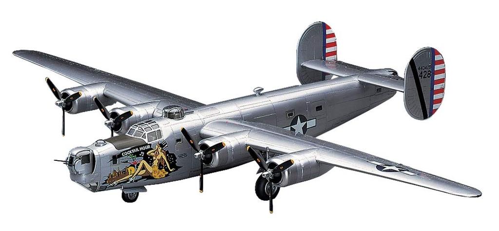 Hasegawa US Army Liberator Plastic Model E29 1/72 B-24J