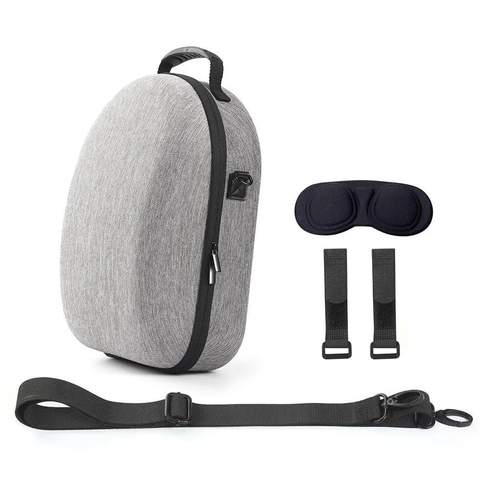 Carrying Case Bag Len Cover Anti-Drop Portable Storage Bag Cable Ties With Shoulder Strap for Meta Quest 3 VR Headset Controller