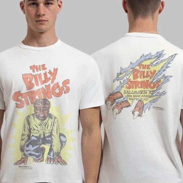 Billy Strings Baltimore 2025 Tour T-Shirt Band Concert Tee Unisex S-5XL L