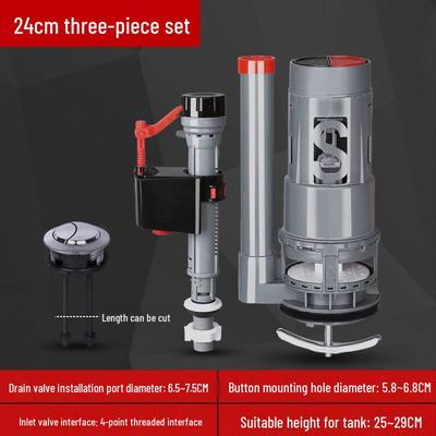 TLXT Toilet Tank Fill & Flush Valve Set