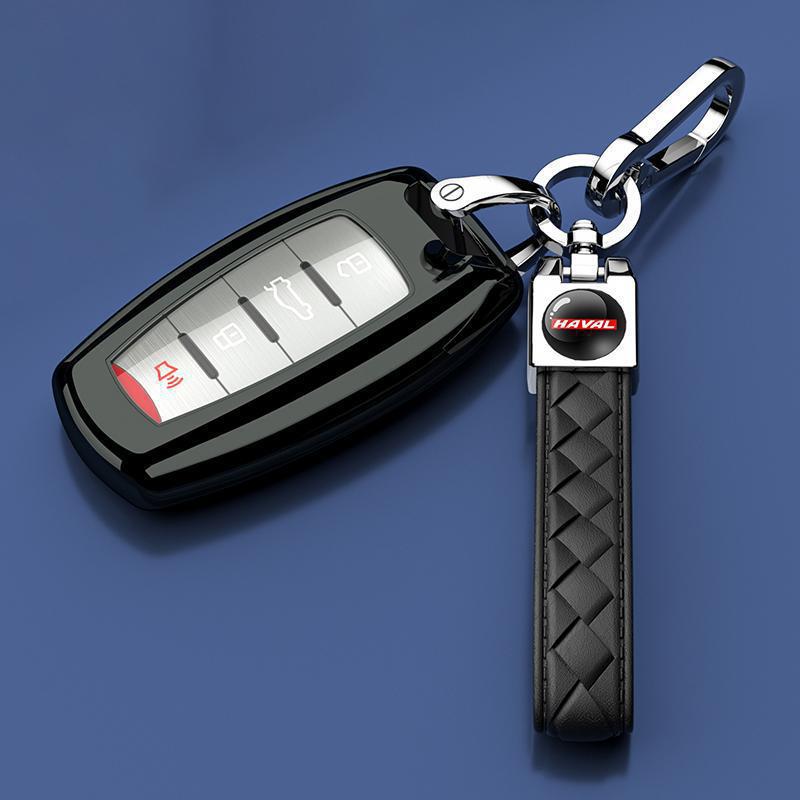 Haval F7 Key Case: Full Protective Shell with Buckle for 19/20 Great Wall Models – Stylish for Men & Women.
